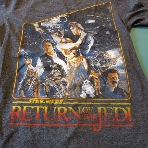 Star Wars Return of the Jedi Small Short Sleeve t-shirt Movie Space - Picture 1 of 6